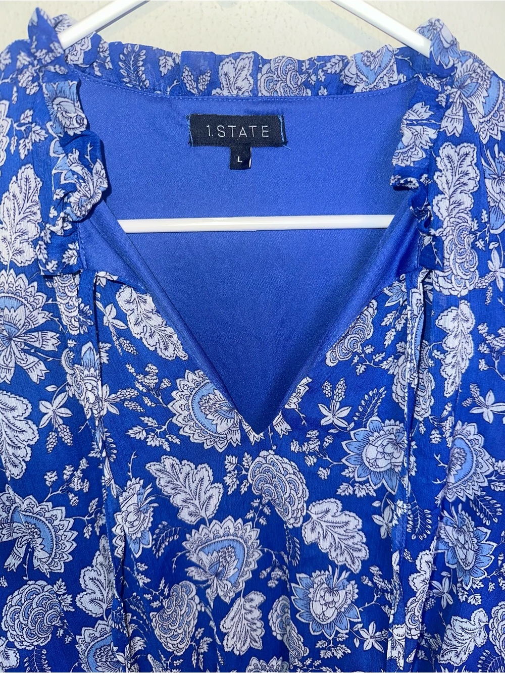1. State Blue Floral Maxi Dress - Picture 2 of 5